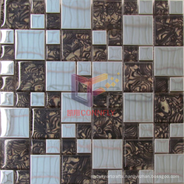 48*48mm Glass Mix Metal Mosaic (CFM881)